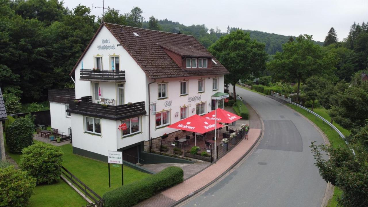Pension Waldschloß Holzminden Exterior foto